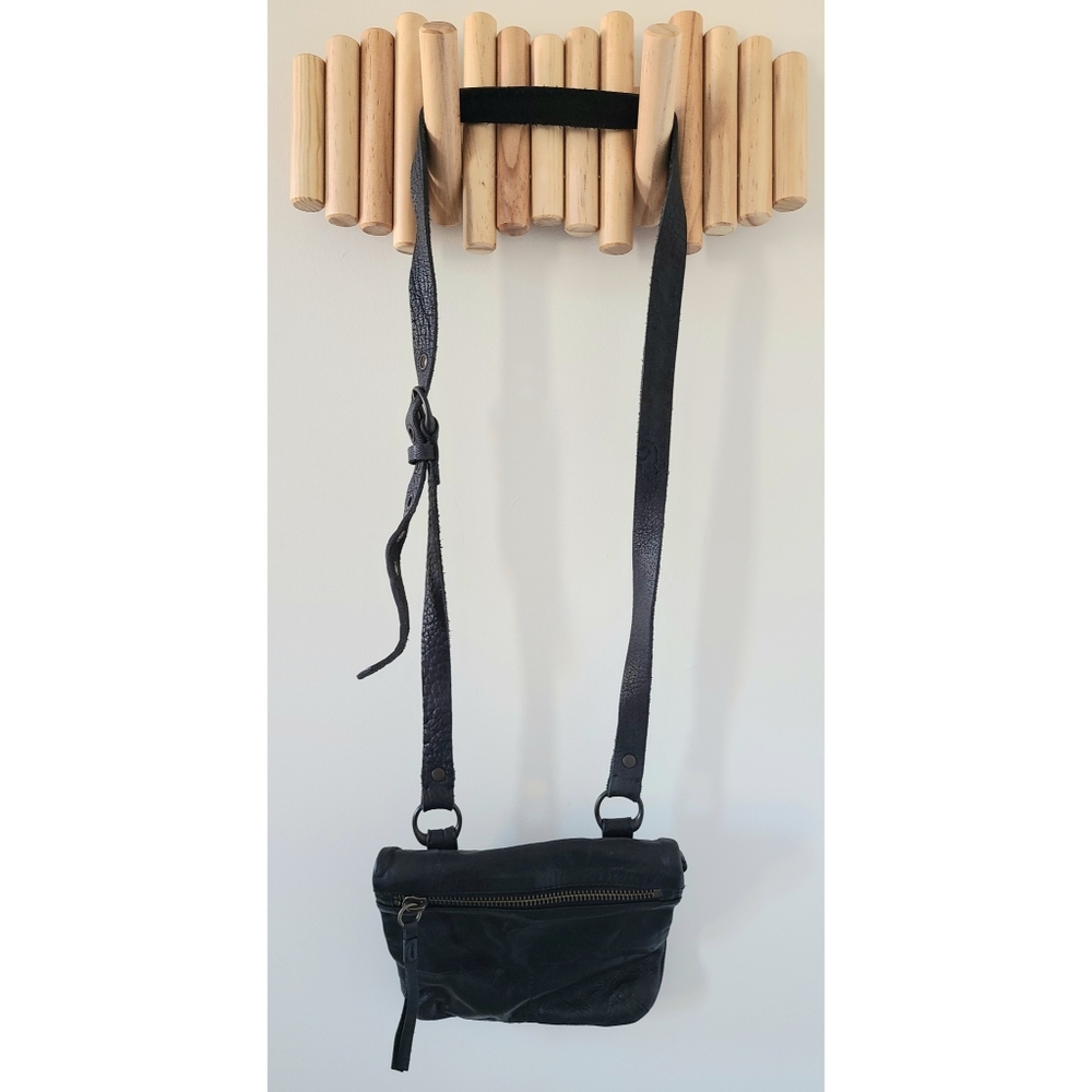 Vintage ALLSAINTS Leather Crossbody - Black